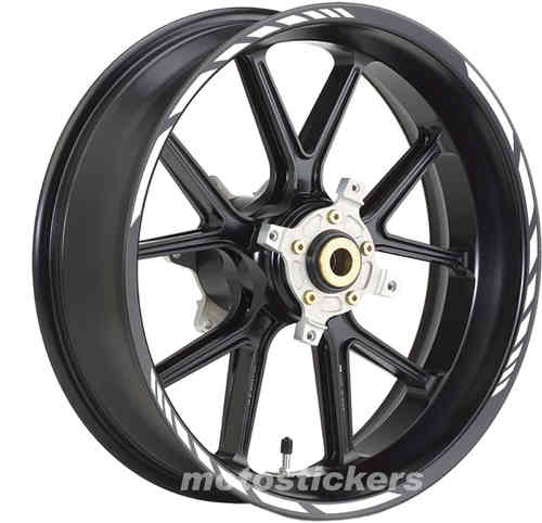 KTM Duke 640 - Adesivi cerchi Stickers Wheels - racing cerchi da 17 Pollici