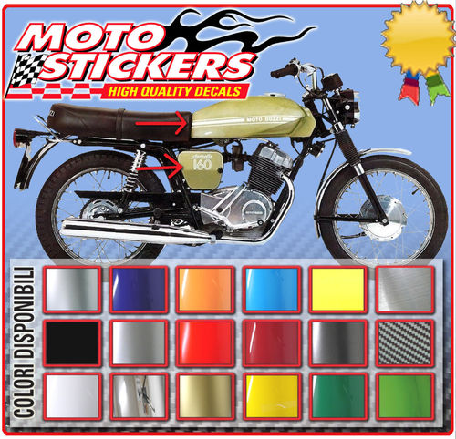 Moto Guzzi Stornello 160 - kit adesivi